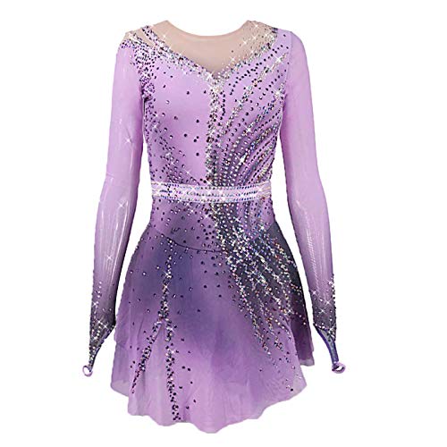 Handmade Ice Figure Skating Dress Women Girls Skate Competition Custumes Performance
