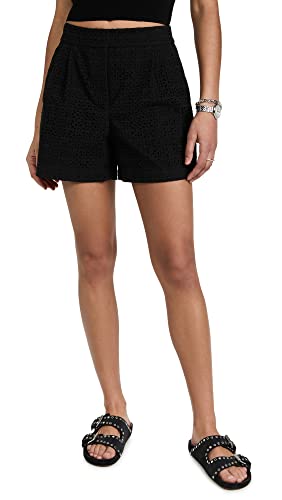 Theory Women's Eyelet Pleat Shorts