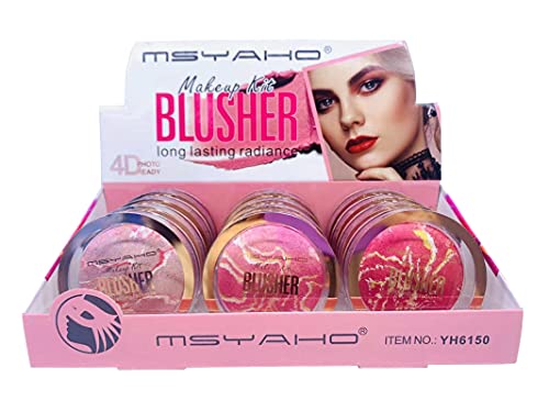 MSYAHO Blush Palette Makeup, Master Blush Palette, Pressed Powder Blush, Pack Of 384