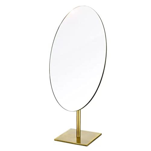 yghlh European Style Retro Makeup Mirrors Desktop high-Definition Single Sided Mirrors Desktop moderns Beauty Makeup Mirrors