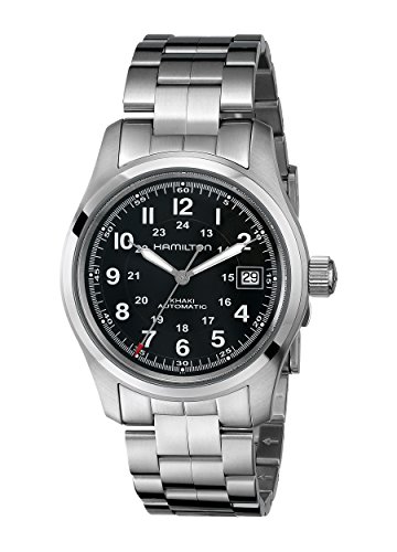Hamilton Men's HML-H70455133 Khaki Field Analog Display Swiss Automatic Silver Watch
