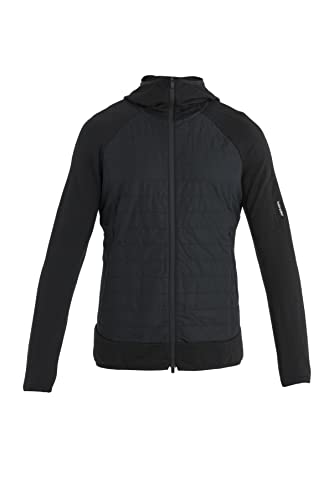 Icebreaker Merino Men's Quantum Hybrid Long Sleeve Full-Zip Hooded Jacket