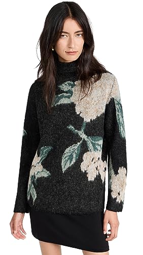 Vince Women's Brushed Floral Pullover